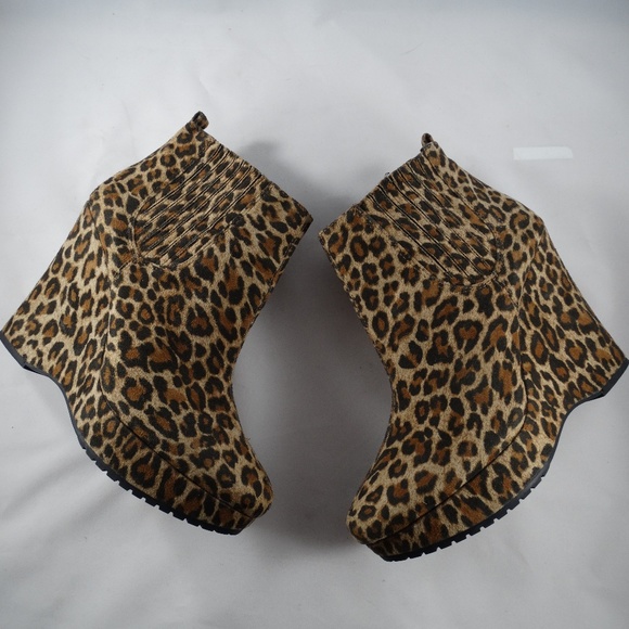 BCBGeneration Shoes - BCBGeneration Leopard Wedge Booties Ankle Bootie